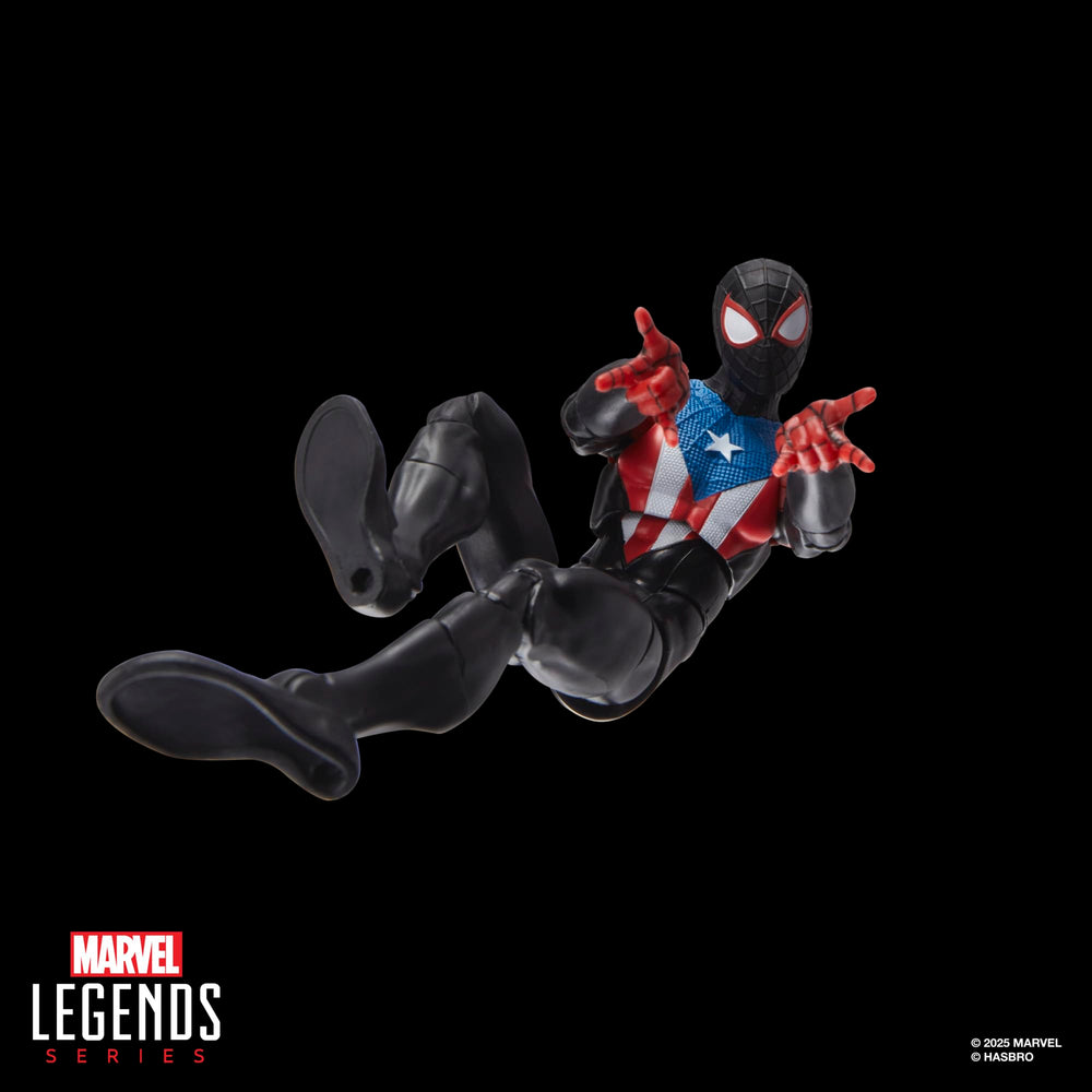 Marvel Legends Miles Morales Boricua Suit window box packaging for collection