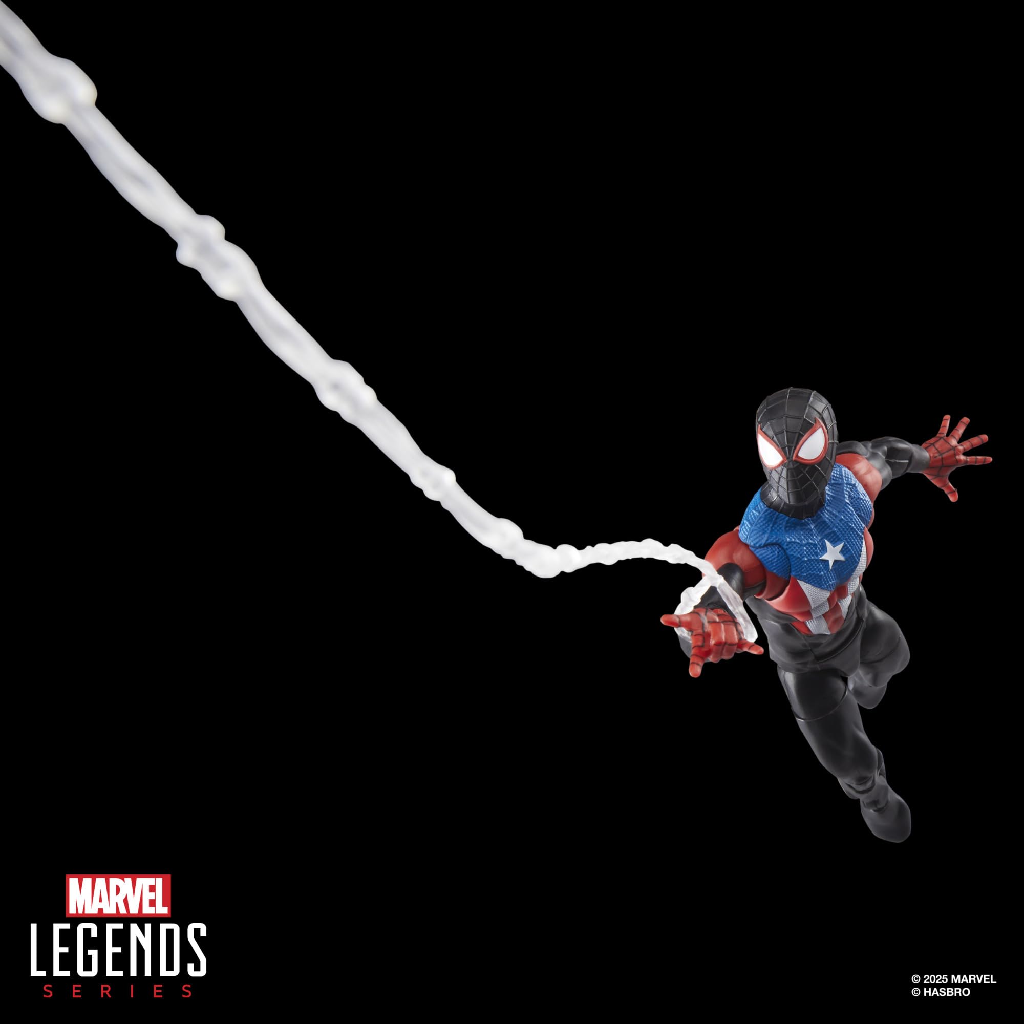 Marvel Legends Miles Morales Boricua Suit with alternate hands for dynamic scenes