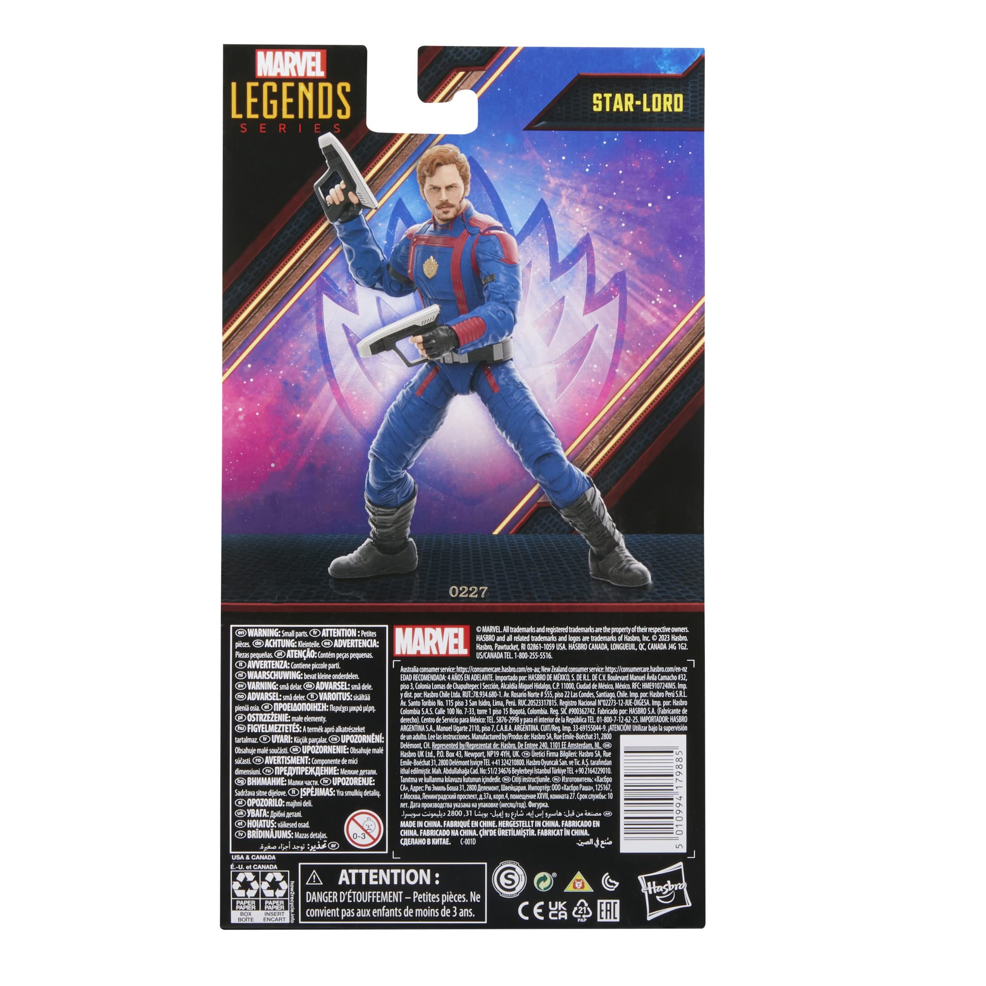 Marvel Legends Star-Lord articulation enables dynamic posing and storytelling.