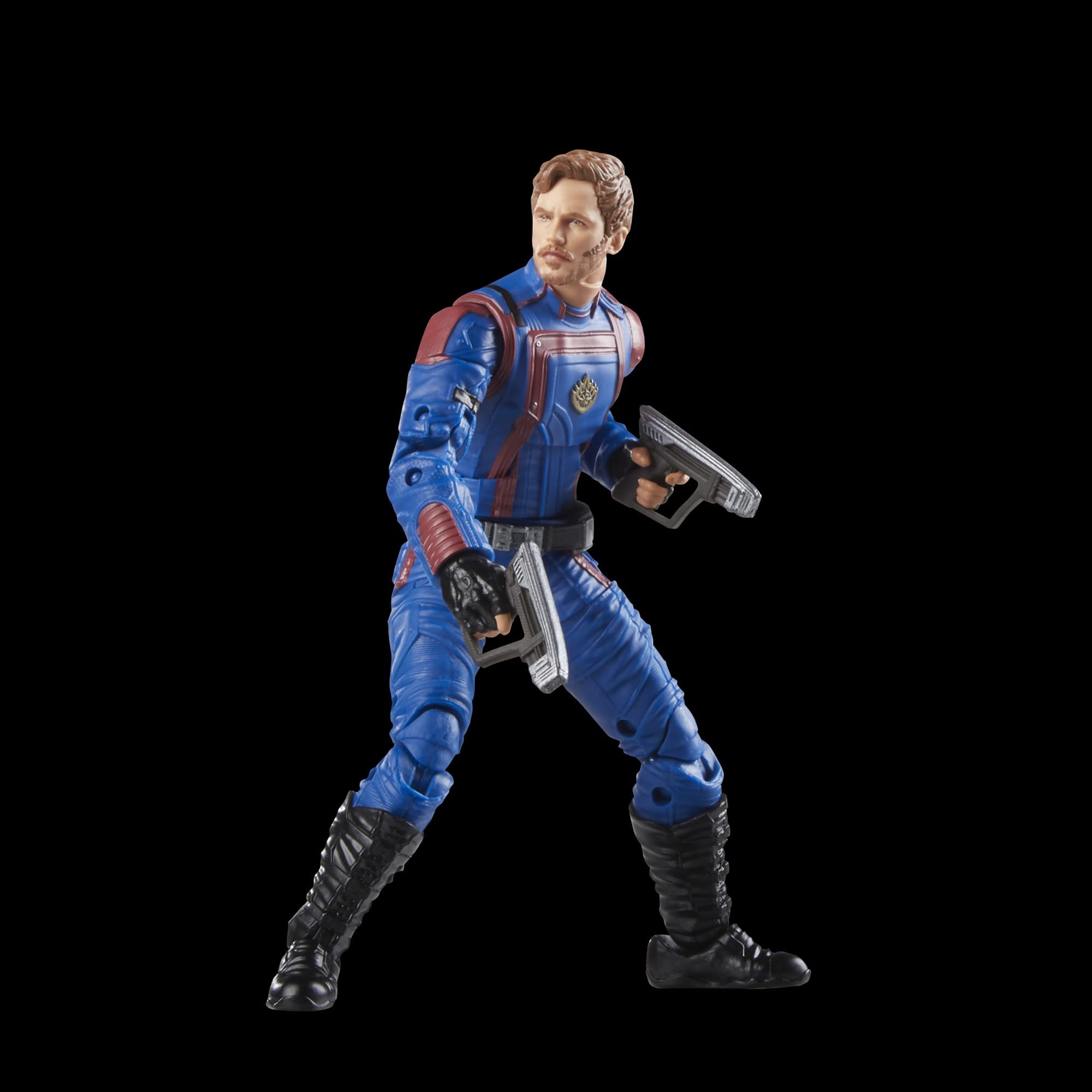 Marvel Legends Star-Lord display stand helps arrange dynamic scenes.