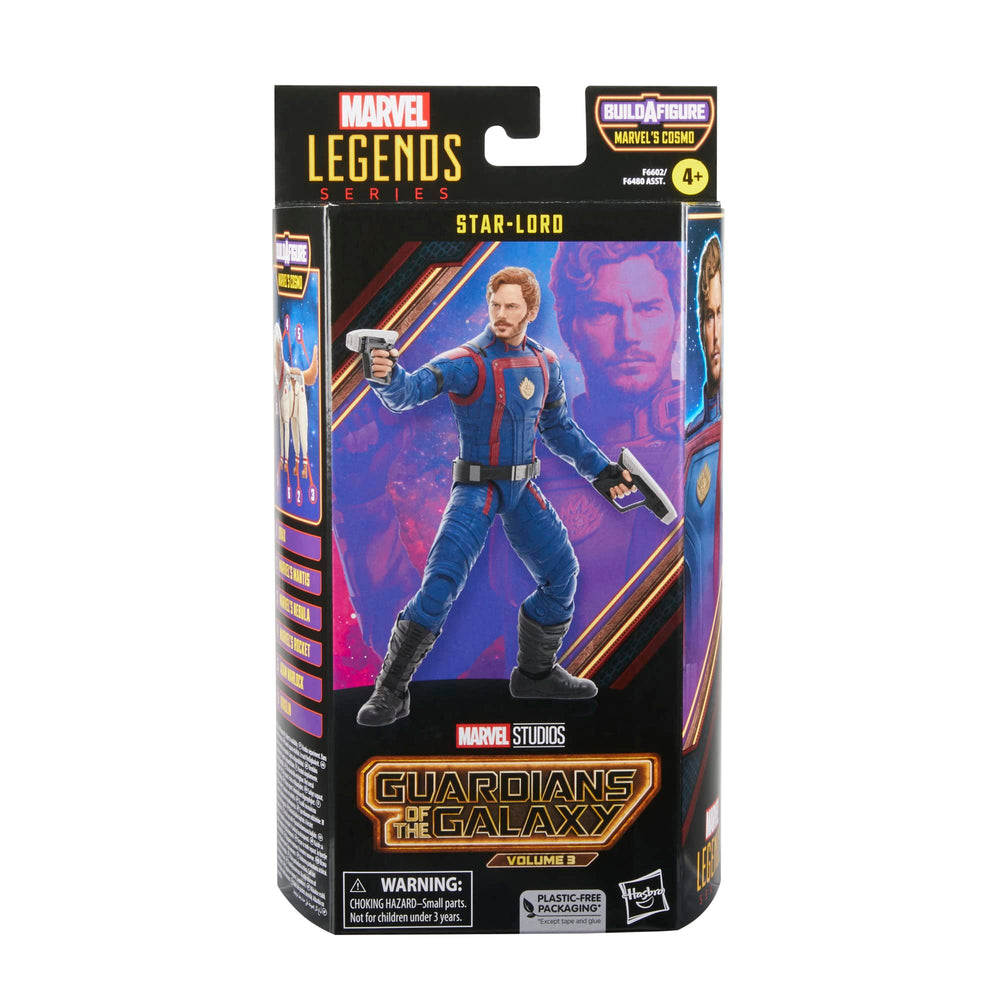 Marvel Legends Star-Lord Vol-3 blaster accessories for authentic action.