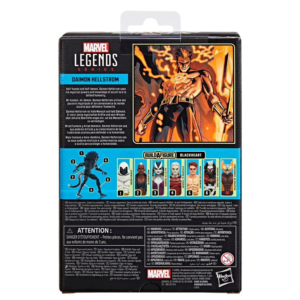 Marvel Daimon Hellstrom figure pose-ready for dynamic display scenes.
