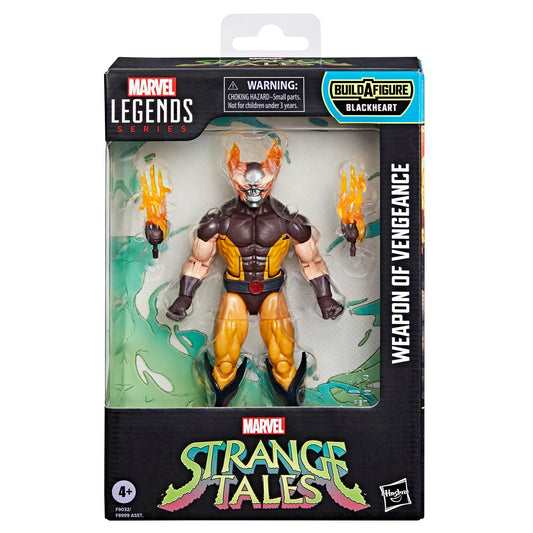 Marvel Legends Weapon of Vengeance Wolverine figure in a dynamic pose for shelf display