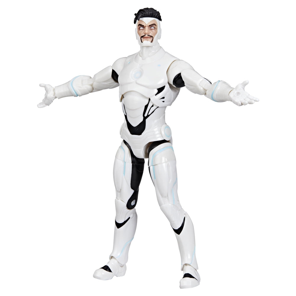 Marvel Legends Superior Iron Man accessories set includes alternate head and hands for customization