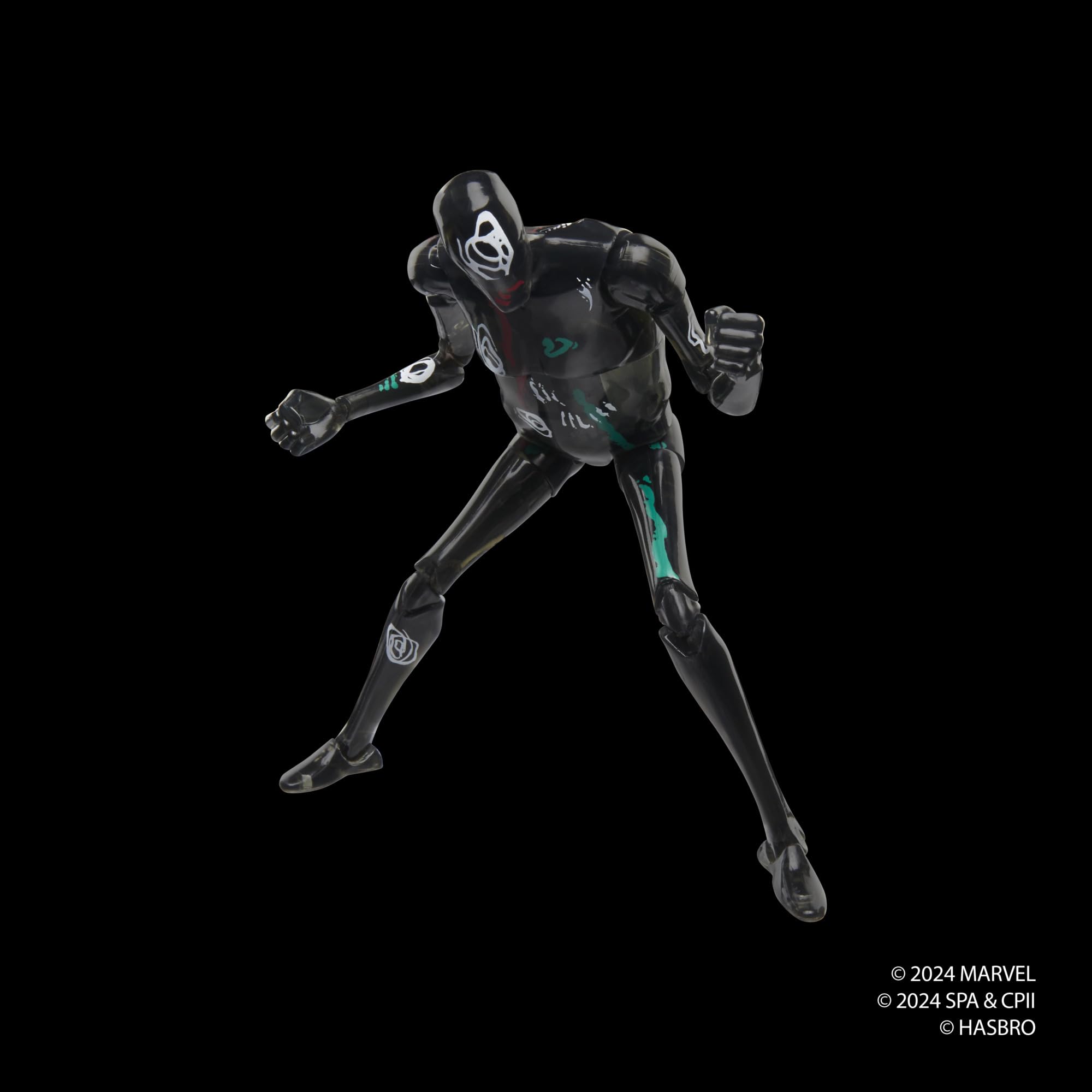 Marvel Legends The Spot cardback packaging emphasizing film-inspired design.