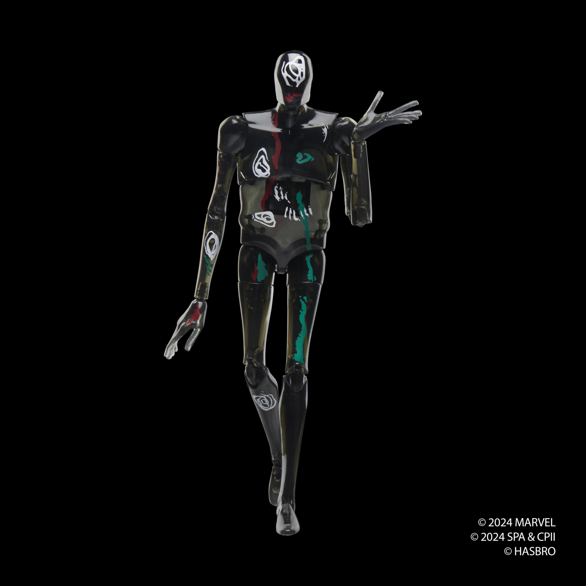 Marvel Legends The Spot figure including alternate hands for posing options.