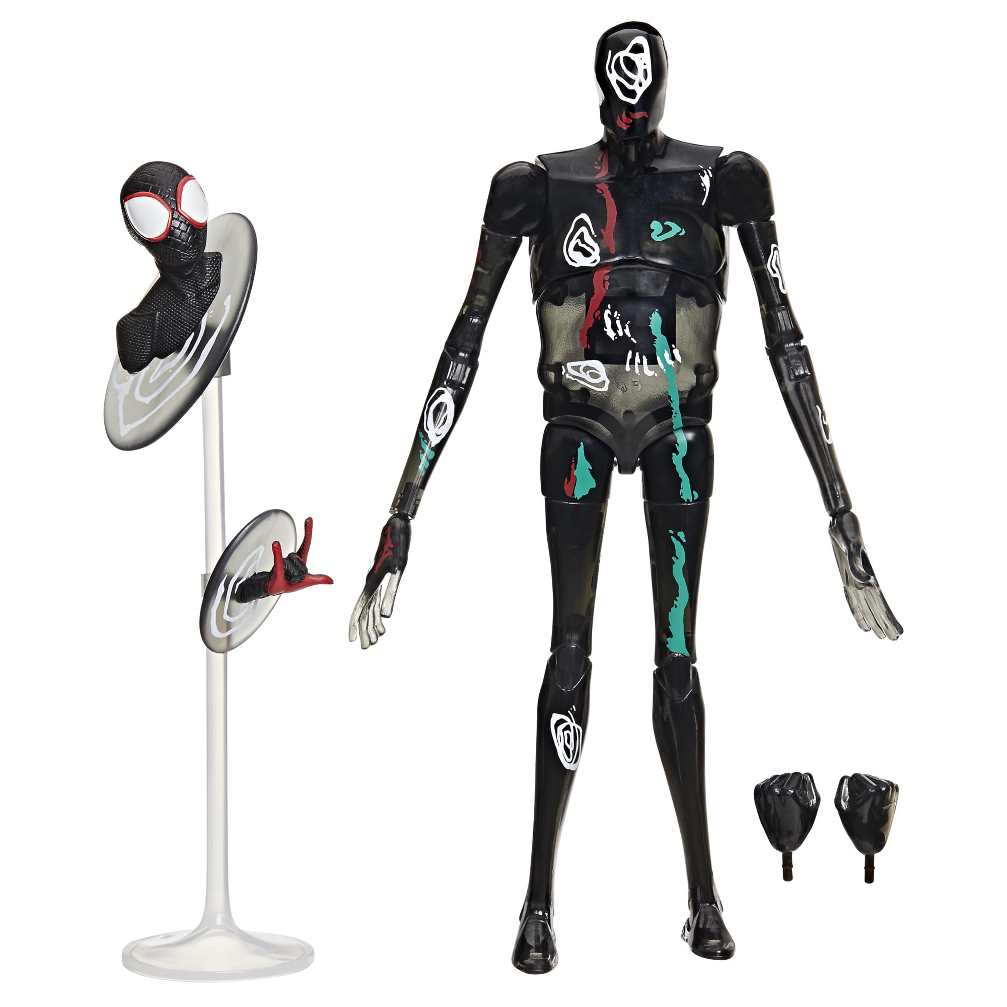 Marvel Legends The Spot figure front view with movie-inspired deco for display and collection.