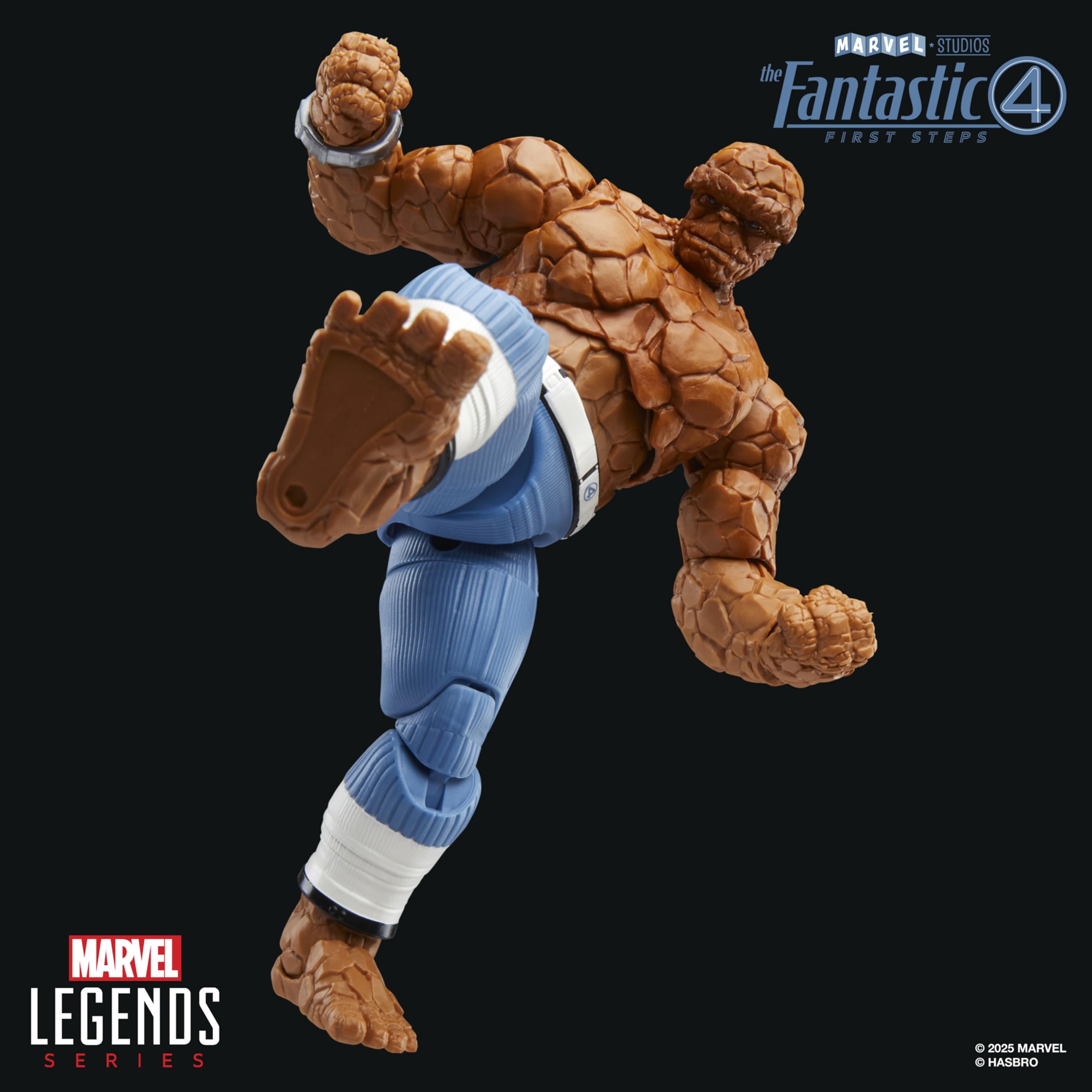 Marvel Legends The Thing figure accessories highlight two alternate fists for varied action.
