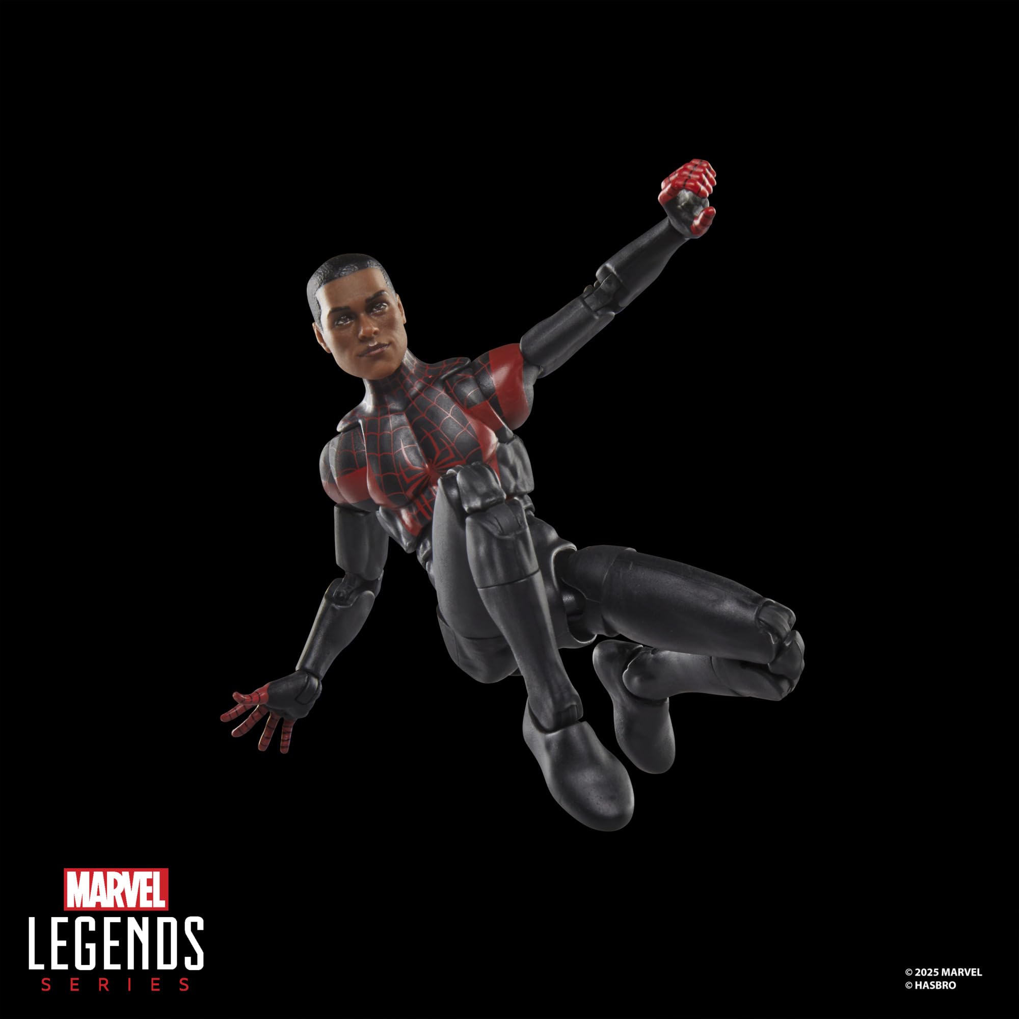 Marvel Legends Ultimate Miles Morales alternate hands expand posing possibilities.