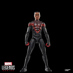 Marvel Legends Ultimate Miles Morales over 20 articulation points enable dynamic action poses.