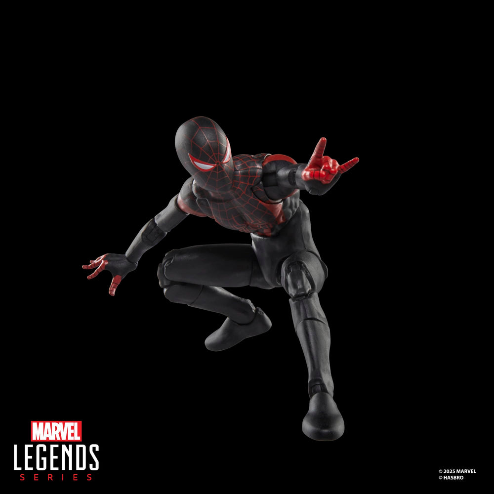Marvel Legends Ultimate Miles Morales retro cardback packaging appeals to collectors.
