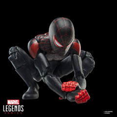 Marvel Legends Ultimate Miles Morales 6-inch scale fits with other Legends figures.