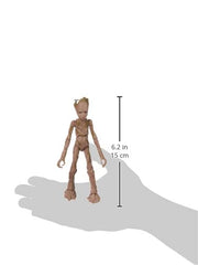 Marvel Legends Groot figure showing articulation points for posing