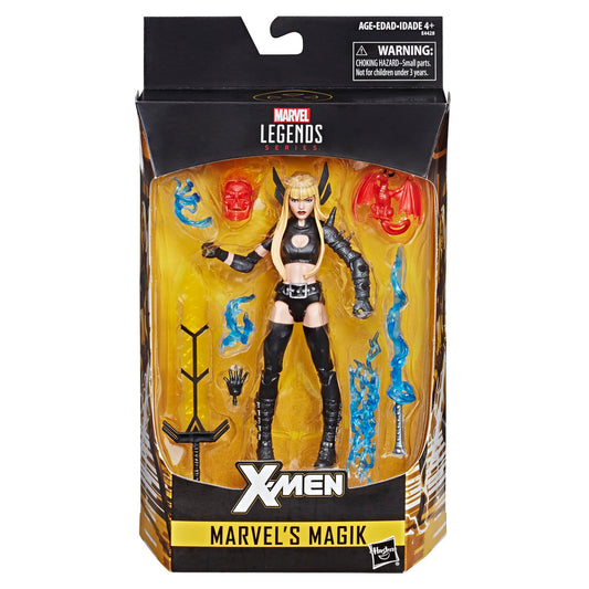 Marvel's Magik action figure highlights premium articulation for poseable storytelling.