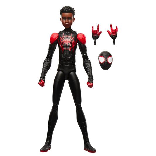 Marvel Miles Morales figure front view for display and dynamic posing