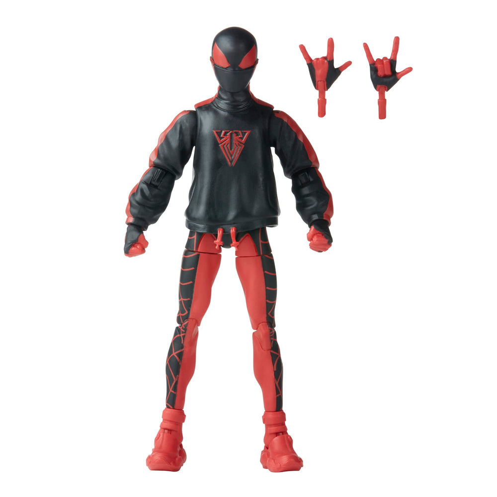 Marvel Miles Morales Spider-Man 6-inch figure ready for display in dynamic pose.