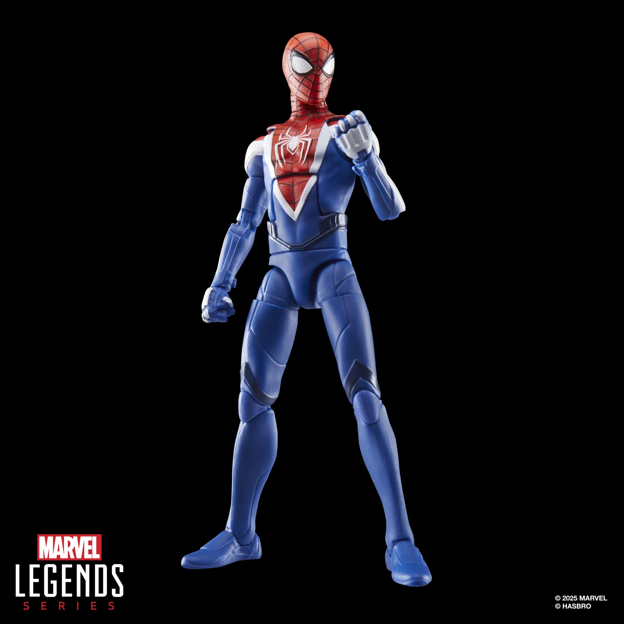 Marvel Miles Morales upgraded-suit stand for collection display