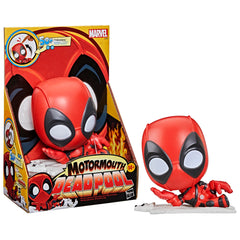 Marvel Motormouth Deadpool light-up eyes—adds dramatic dialogue moments.