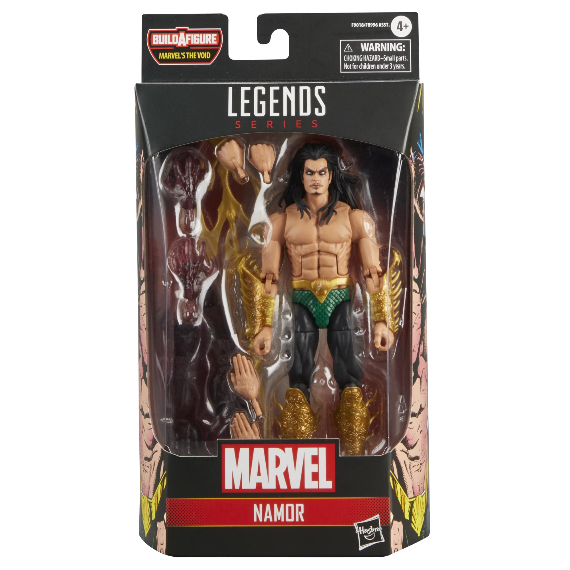 Marvel Namor articulation pose highlights over 20 points for dynamic poses
