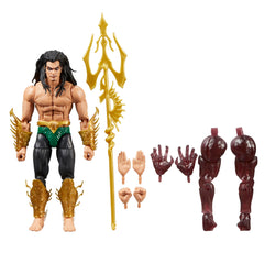 Marvel Namor figure front view shows premium sculpt for display and collection
