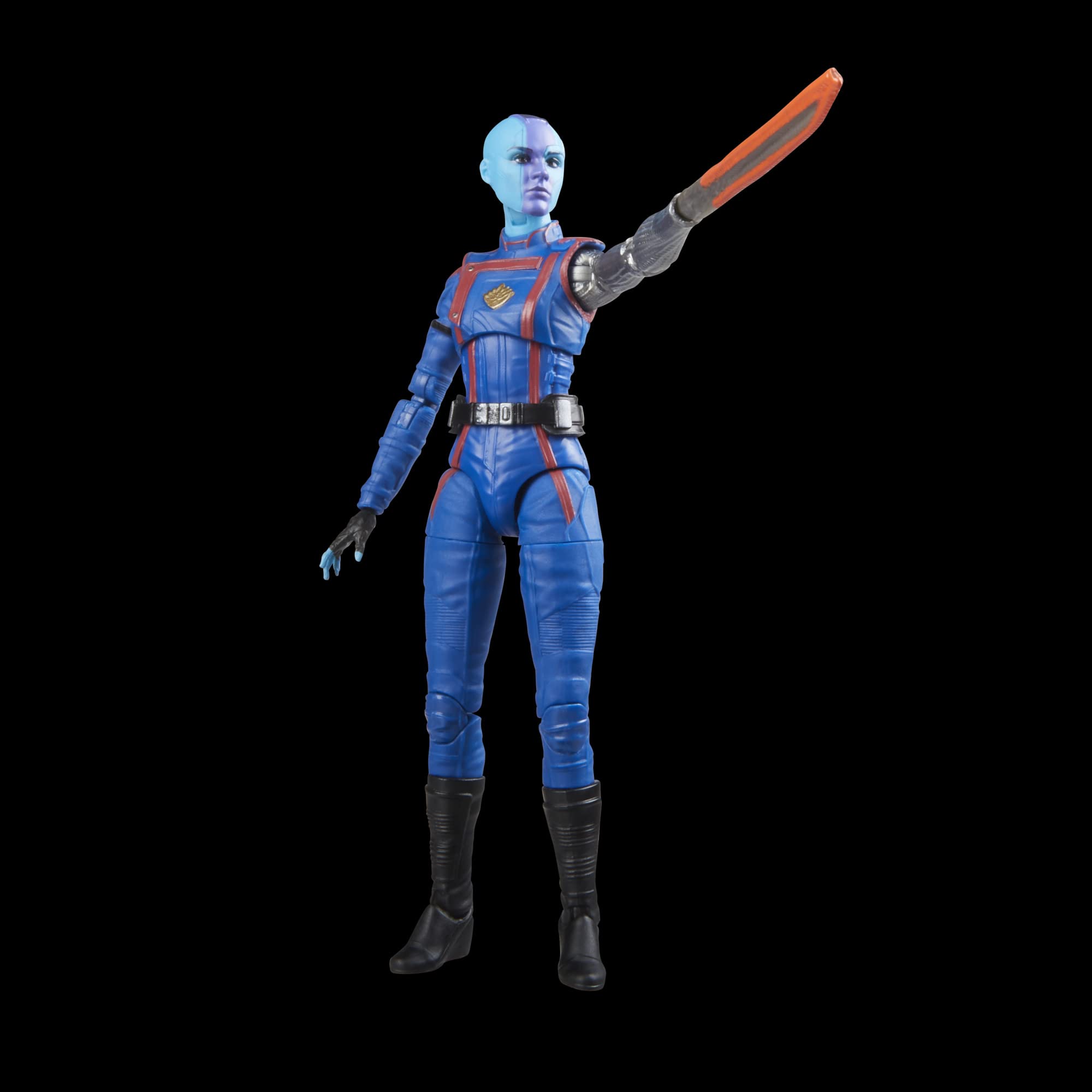 Close-up deco highlights Nebula's armor textures