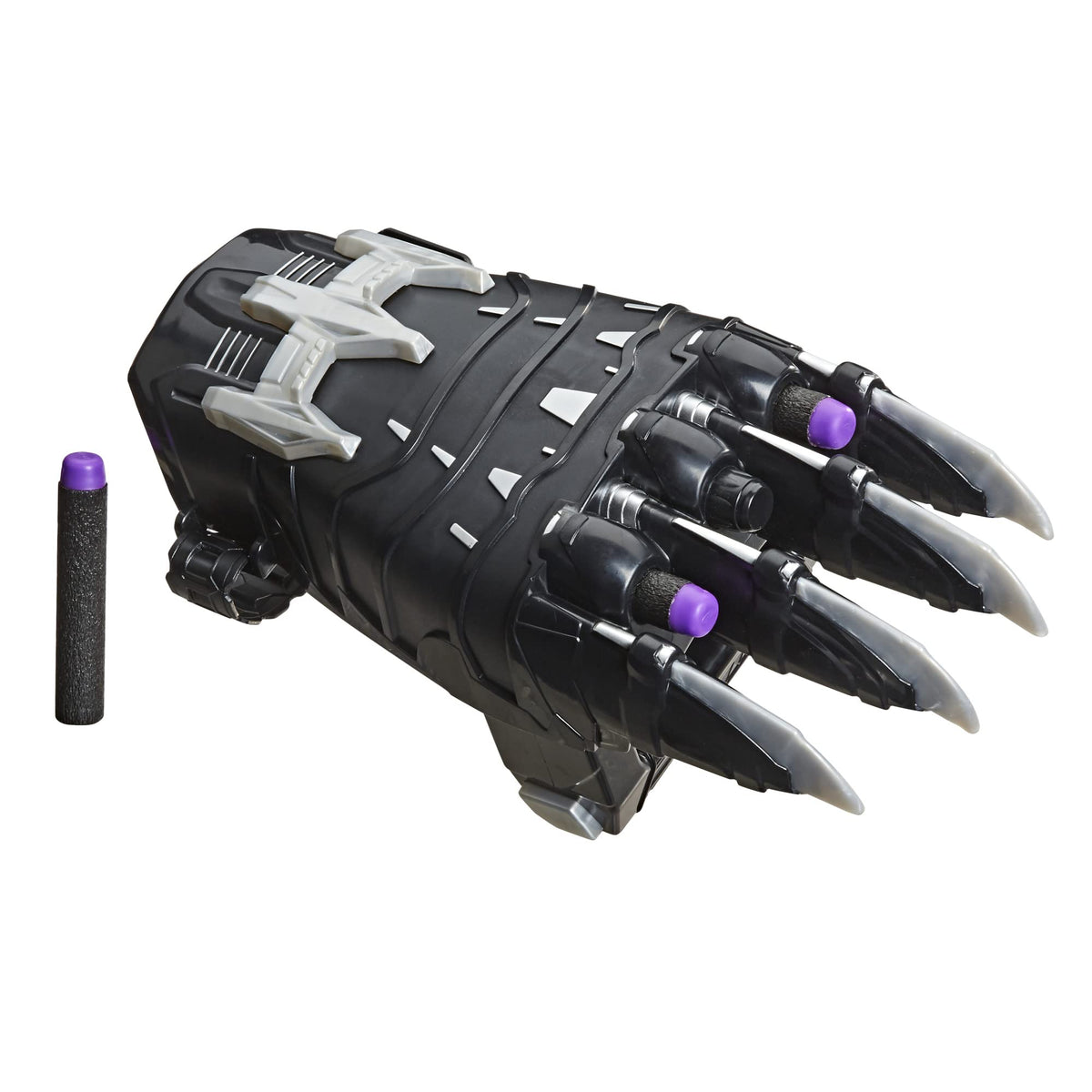 Marvel Nerf Power Moves Black Panther Power Slash Claw launches dual darts for action