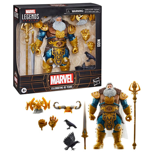 Marvel Odin 85th Anniversary front view highlights detailed armor for display