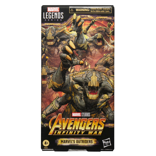 Alternate portrait head for Marvel Legends Outriders enhances display variety.
