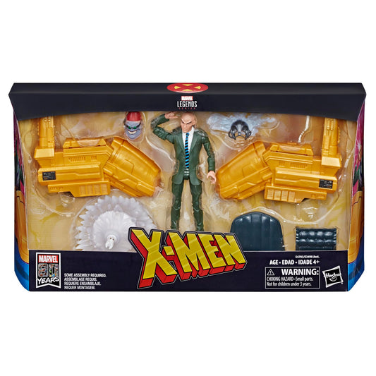 Marvel Professor X figure with intricate sculpt highlighting telepathic hero for shelf display.