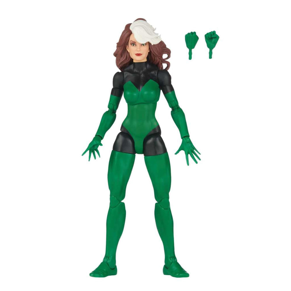Marvel's Rogue 6-inch figure with poseable head for versatile poses.
