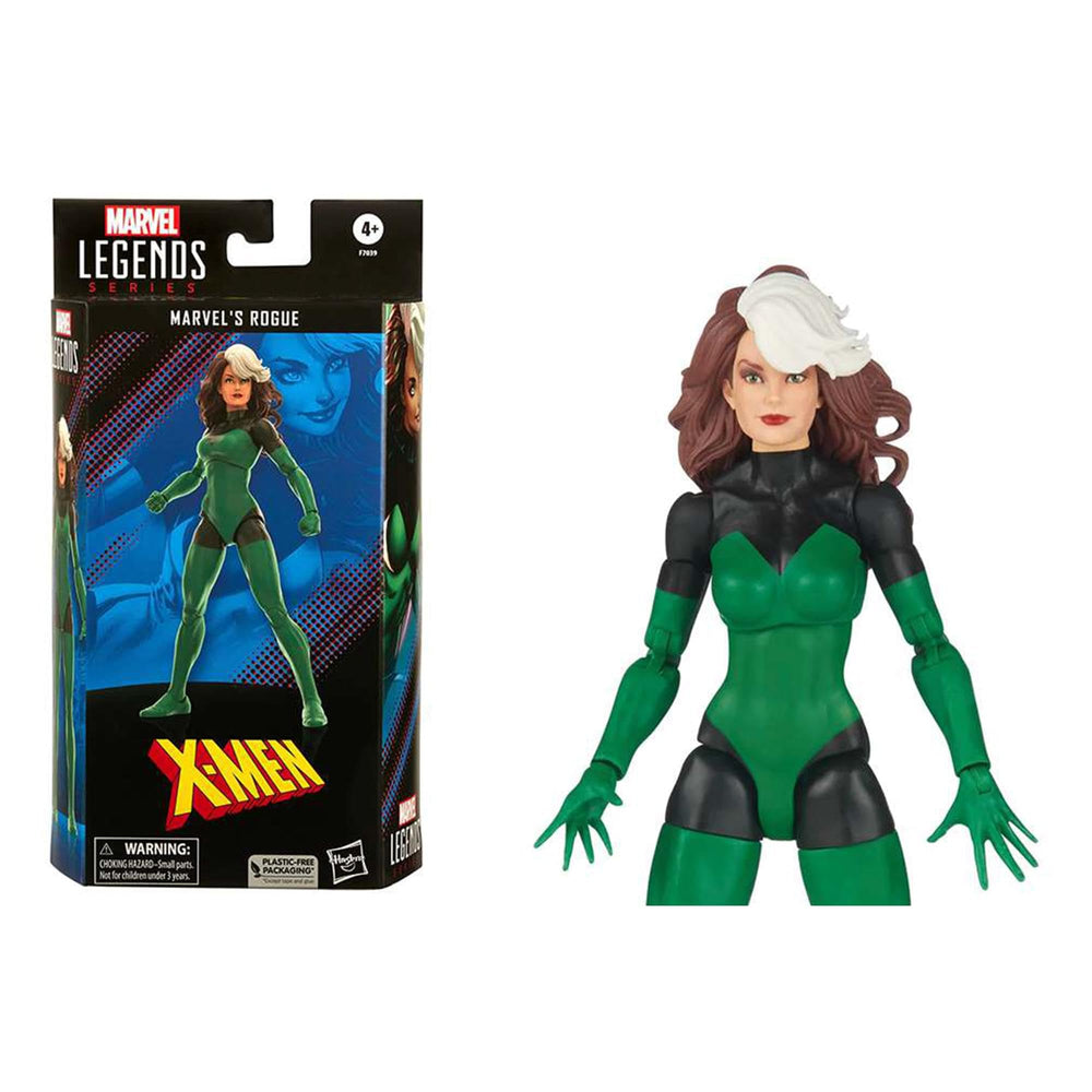 Hasbro Marvel Rogue figure with two alternate hand accessories for expressive poses.