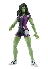 Marvel She-Hulk Disney Plus figure front view shows poseable joints for display