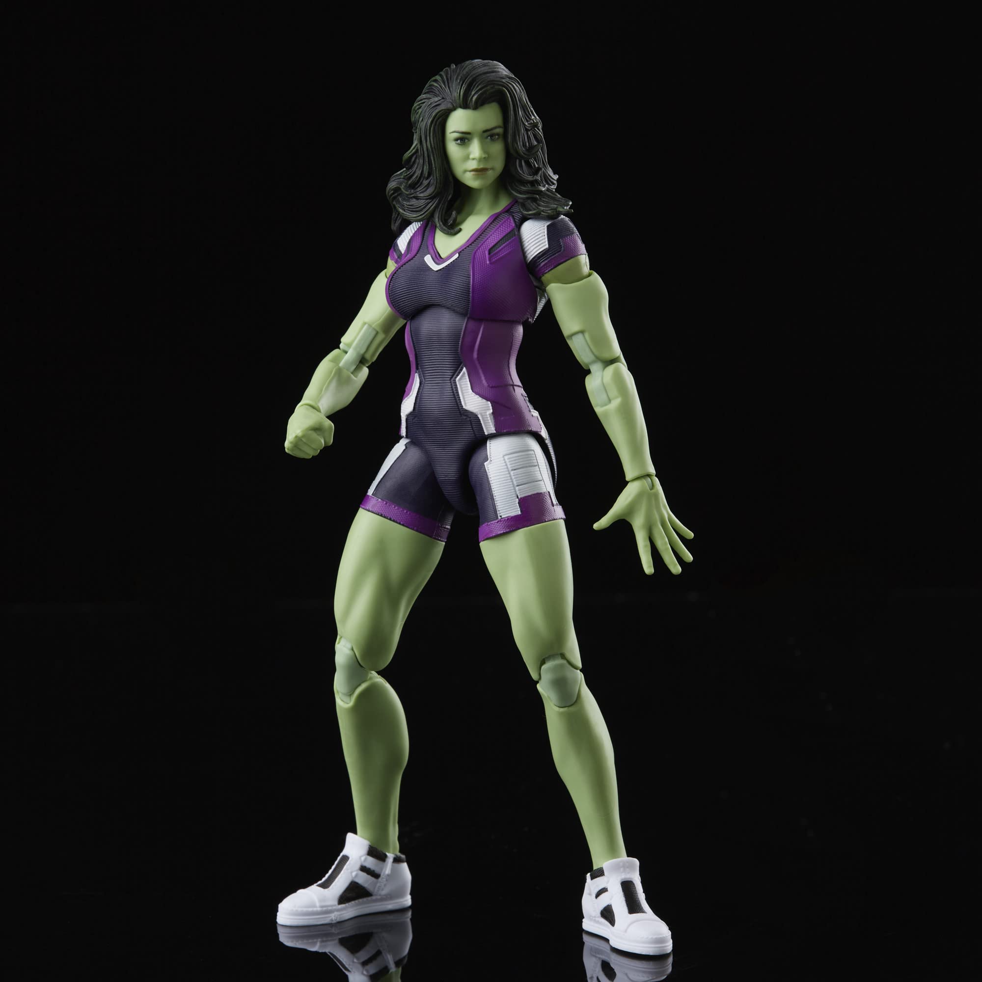 Marvel She-Hulk figure articulation detail highlights MCU-inspired accuracy