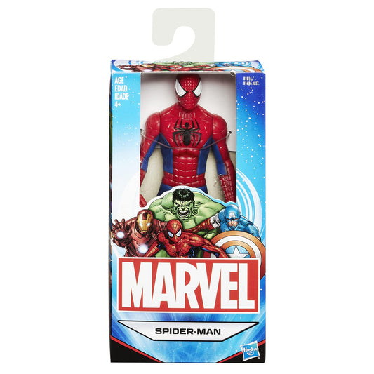 Marvel Spider-Man 5.75-inch on-display poseable figure for kids and collectors.