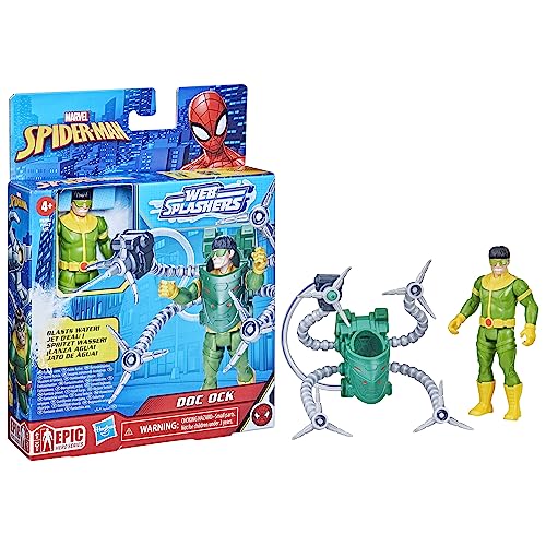 Marvel Spider-Man Aqua Web Warriors water-action toy, compact for travel