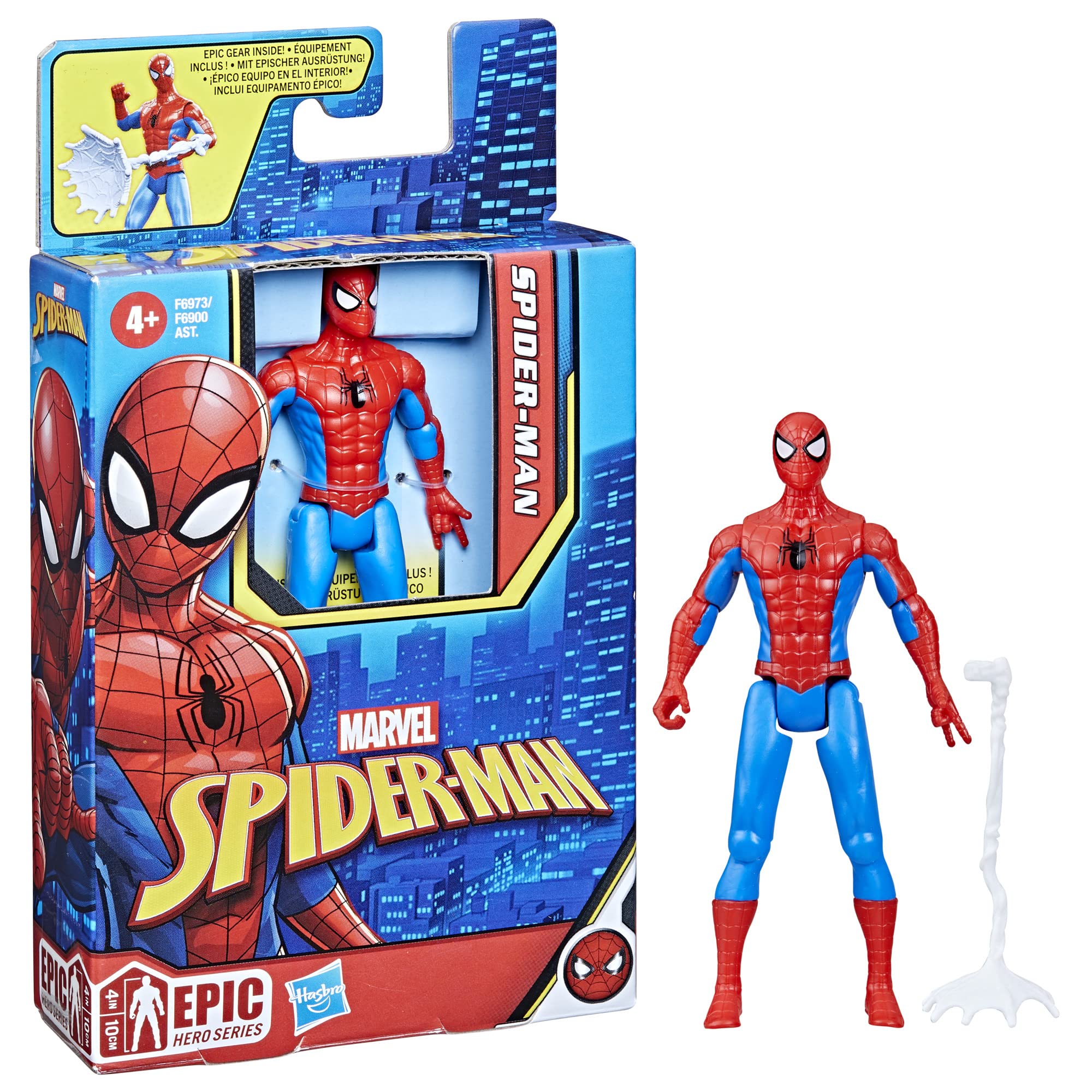 Marvel Spider-Man figure in dynamic pose for exciting play.