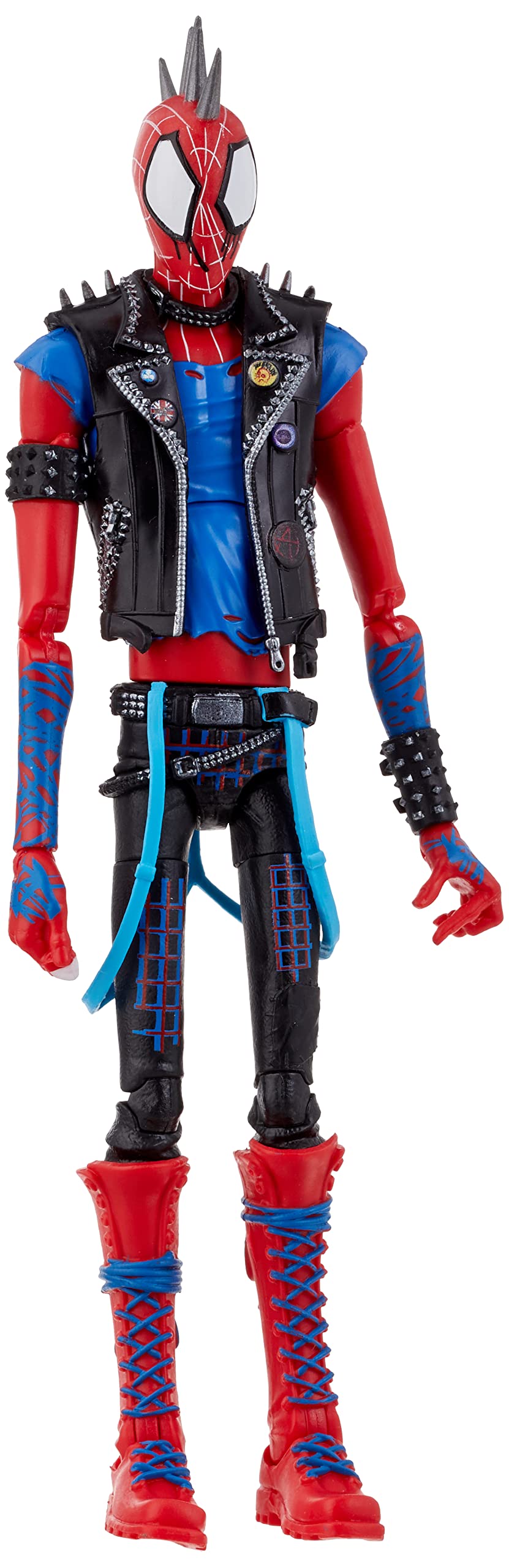 Marvel Spider-Punk 6-inch figure, front view, premium detailing for dynamic display