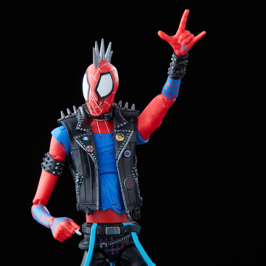 Spider-Punk figure articulation and deco enable versatile posing for dioramas