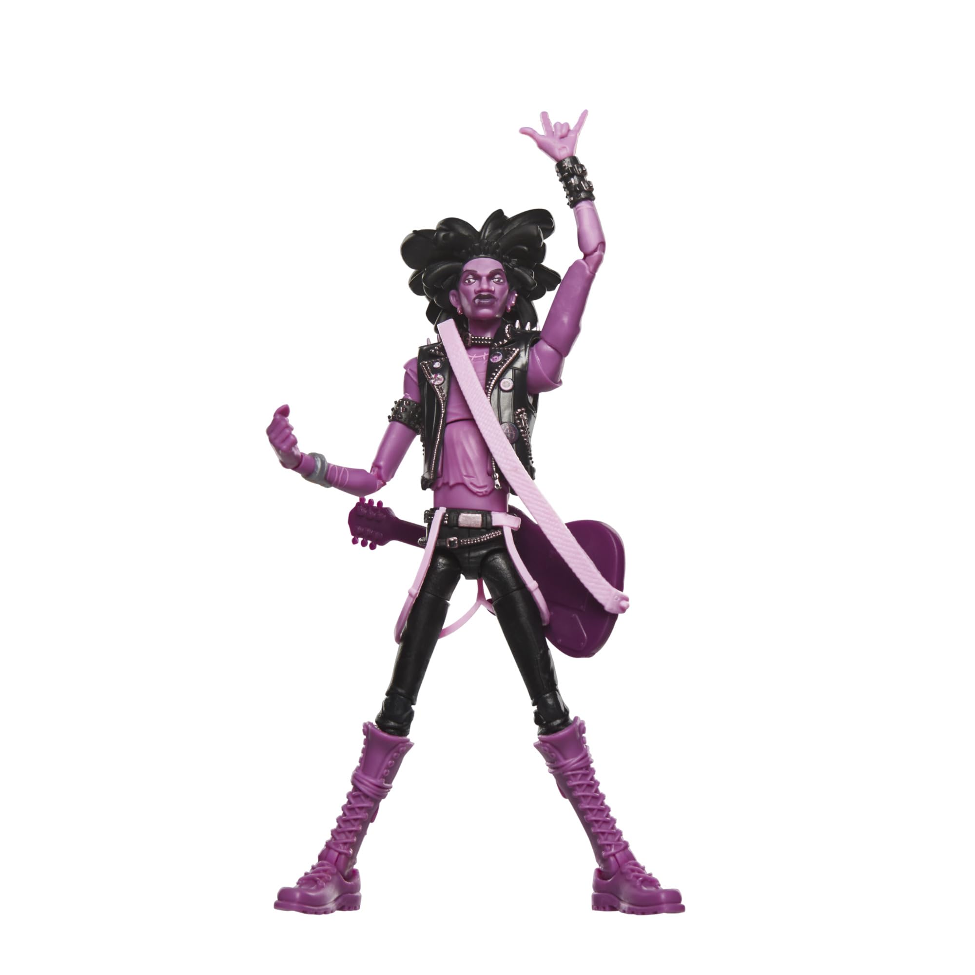 Marvel Spider-Punk figure articulation showcase for flexible posing