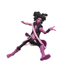 Marvel Spider-Punk figure side pose highlighting poseability and style