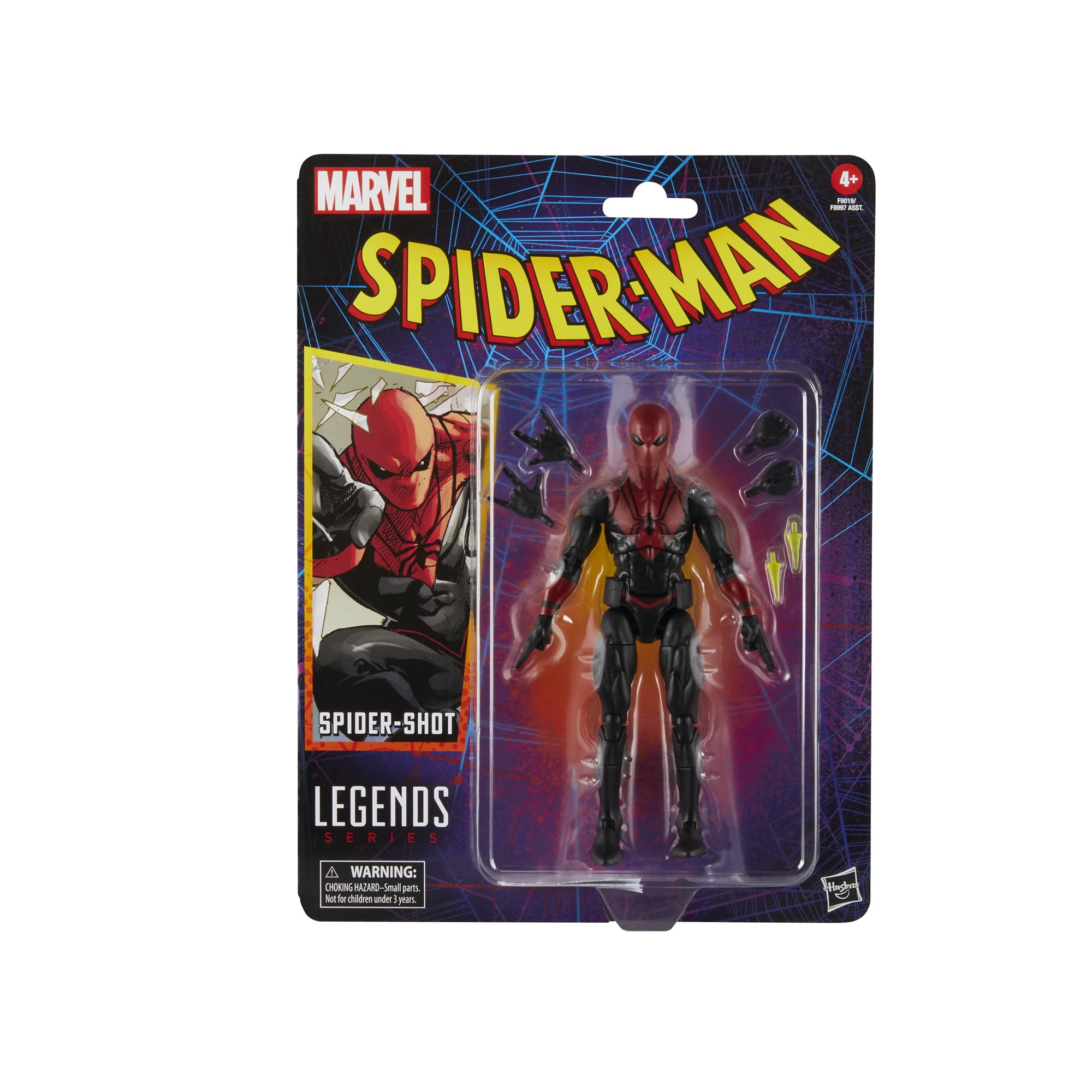 Marvel Spider-Shot figure articulation pose shows versatile posing options