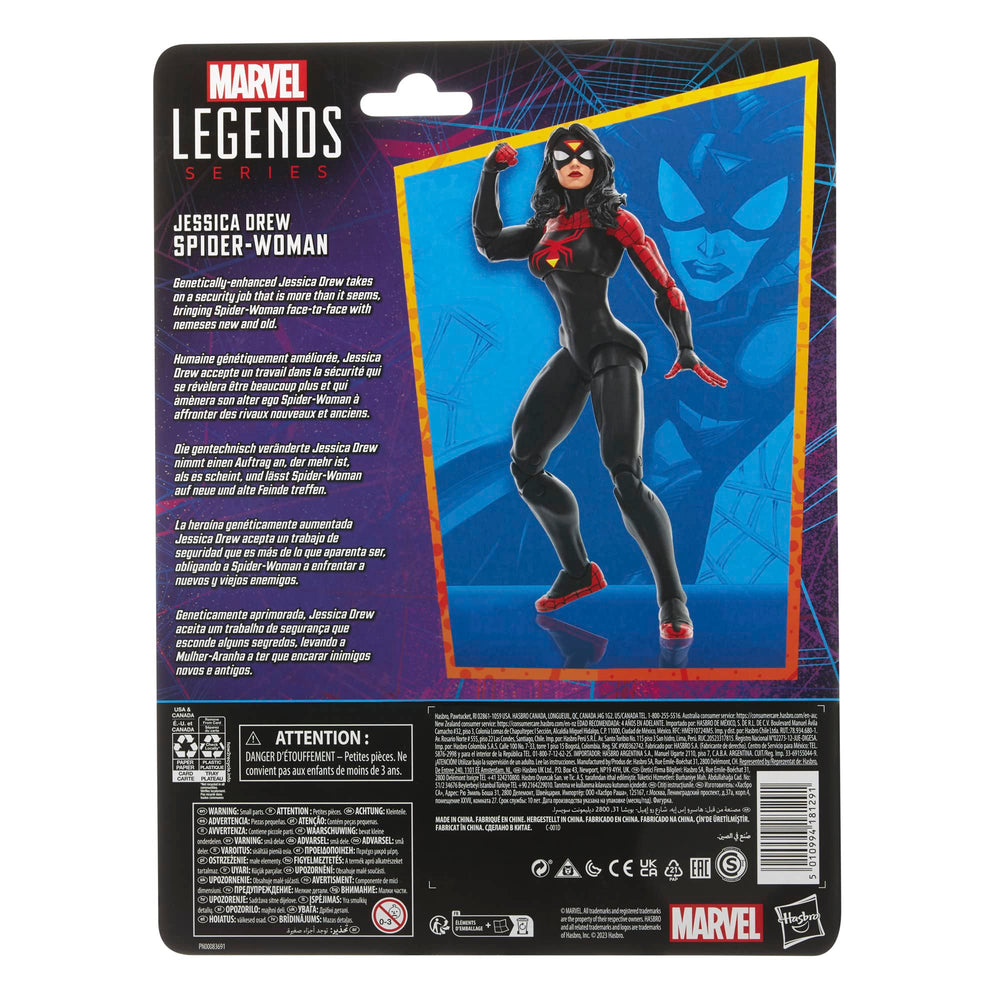 Spider-Woman figure with two alternate hands for flexible posing