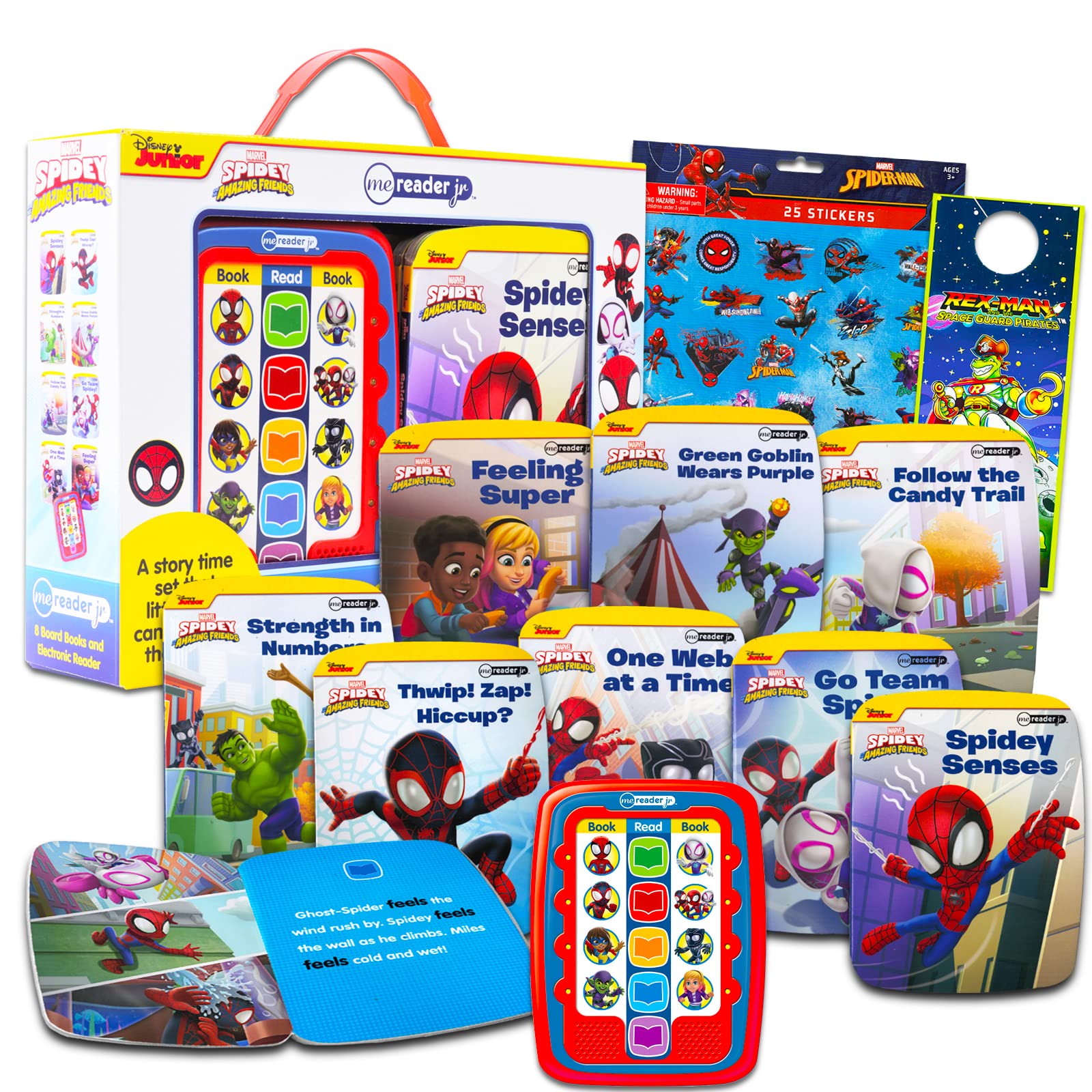 Marvel Spidey Me Reader bundle with eight kid friendly books for early readers