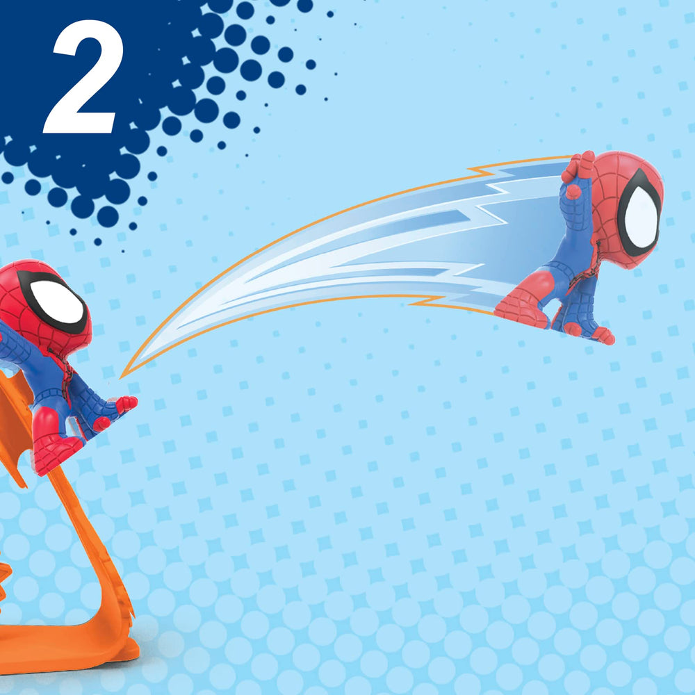 Dynamic action pose Marvel Stunt Squad figures for heroic adventures.