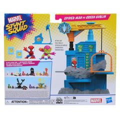 Marvel Stunt Squad crane smash launcher in use for aiming battles.