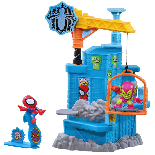 Marvel Stunt Squad Spider-Man figure ready for imaginative action.