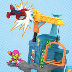 Marvel Stunt Squad target base ready for rebuildable play.