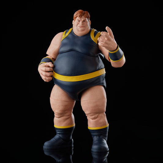 Marvel The Blob side profile reveals iconic silhouette for collection photos.