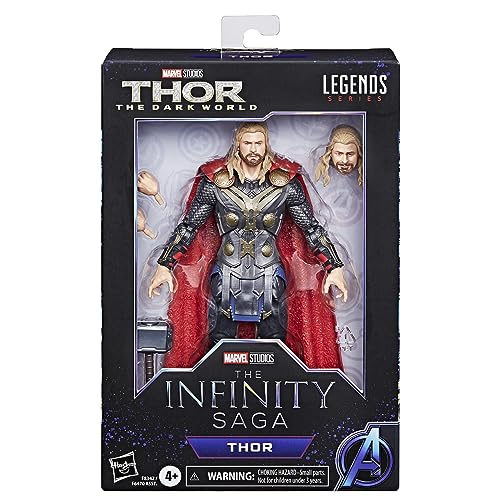 Marvel Legends Thor Dark World 6-inch figure side view shows dynamic posing.