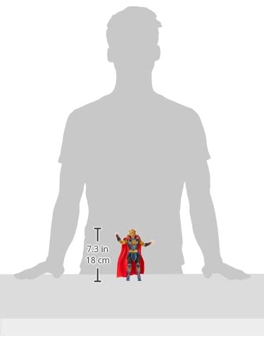 Thor figure with multiple articulation points for dramatic displays.